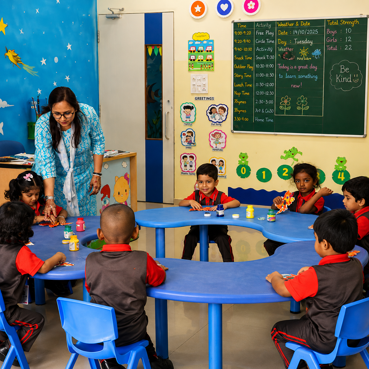 Chrysalis High Classroom Students